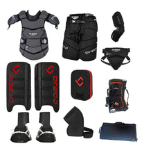 Load image into Gallery viewer, F1 Full Goalkeeper BLACK Kit (MEDIUM)