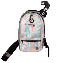 Load image into Gallery viewer, Fun Backpack (Leopard/Silver)
