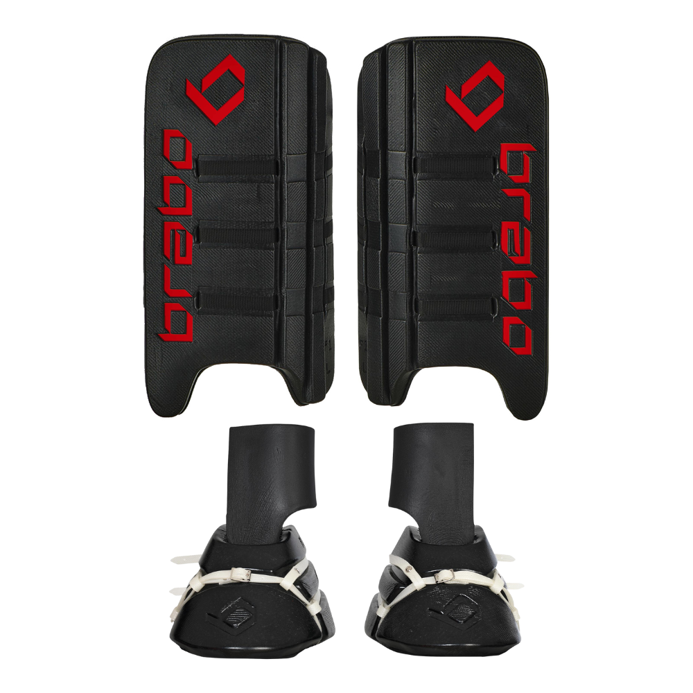 BLACK F1 Combo - (Kickers and leg guards)