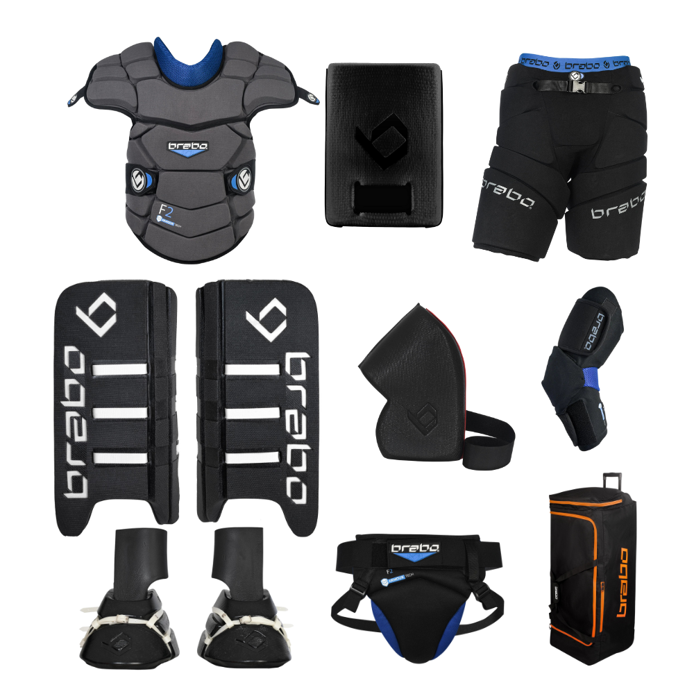 F2 Full Goalkeeper Kit BLACK (MEDIUM)
