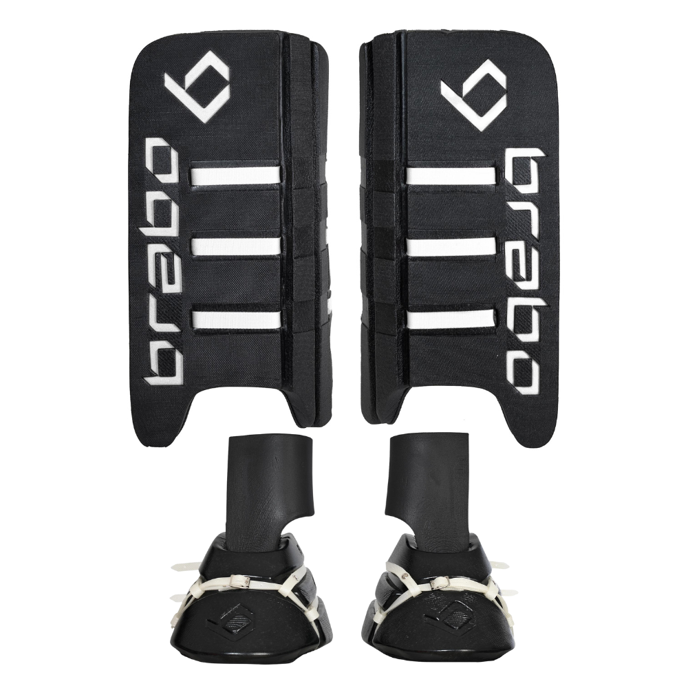 F2 Goalkeeper BLACK Combo (Kickers and leg guards)