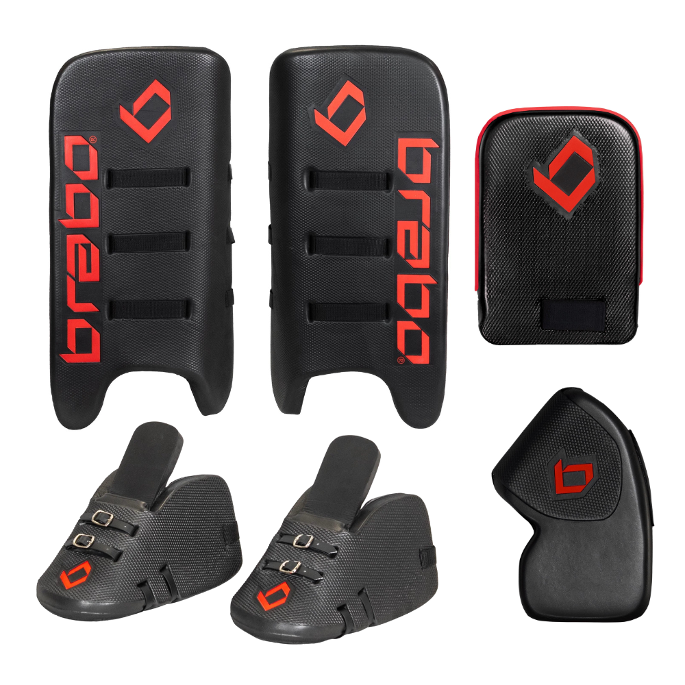 F3 BLACK Combo (Kickers, Leg guards and gloves)